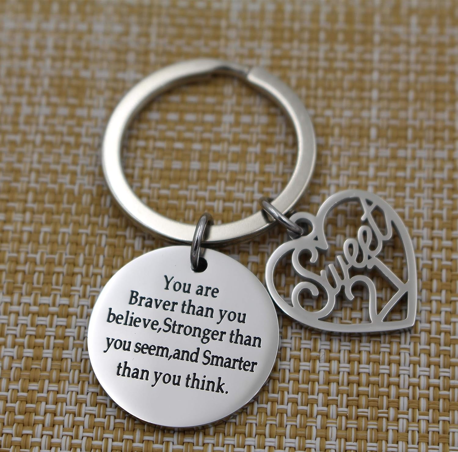 18Th 21St Birthday Keychain Birthday Gift for Women Birthday Jewelry Inspirational Gifts (21St) …